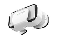 AURICULARES VR 5.0 PARA WIKO U FEEL LITE SMARTPHONE REALITE VIRTUAL, GAFAS 3D AJUSTABLES (BLANCO)