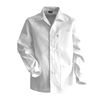 VESTE BLANCHE 100% COTON - 48 - 50 LMA 200244 ROULEAU