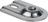 Embase pour pied réglable acier ou Inox, forme D