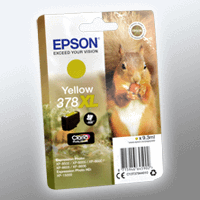 Epson Tinte C13T37944010 Yellow 378XL yellow
