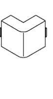 Außeneck LF-K 30x45mm 90° cws RAL9001 HFT Kst