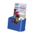 Prospekthalter / Wandprospekthalter / Prospekthänger / Tisch-Prospektständer / Prospekthalter „Color“ | blauw DIN A5 45 mm