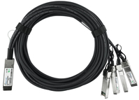 BlueOptics SFPPQSFP28-03-BL InfiniBand/fibre optic cable 3 m QSFP 4xSFP+ Oranje