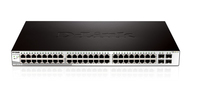 D-Link DGS-1210-52 łącza sieciowe Zarządzany L2 Gigabit Ethernet (10/100/1000) 1U Czarny