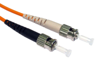 Cables Direct 1m ST-ST 50/125 OM2 InfiniBand/fibre optic cable Orange