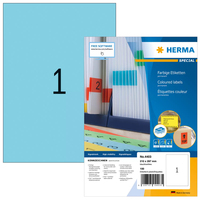 HERMA 4403 etiqueta autoadhesiva Rectángulo Permanente Azul 100 pieza(s)