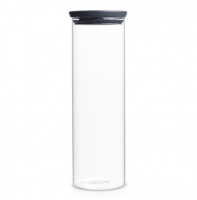 Brabantia 298240 Einmachglas Glas Grau, Transparent