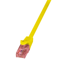 LogiLink 5.0m, Cat6 networking cable Yellow 5 m U/UTP (UTP)