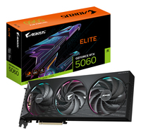 GIGABYTE AORUS GeForce RTX 5060 ELITE 8G Grafikkarte - 8GB GDDR7, 128bit, PCI-E 5.0, 2722 MHz Kerntakt, 3 x DisplayPort, 1 x HDMI, GV-N5060AORUS E-8GD
