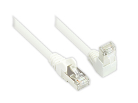 Alcasa 806W-010W Netzwerkkabel Weiß 1 m Cat6 S/FTP (S-STP)