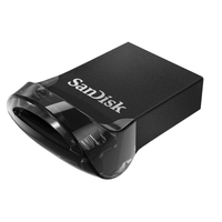 SanDisk Ultra Fit USB flash meghajtó 256 GB USB A típus 3.2 Gen 1 (3.1 Gen 1) Fekete