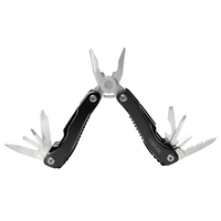 LogiLink WZ0044 Multi-Tool-Zange Taschengröße 11 Werkzeug Schwarz, Silber