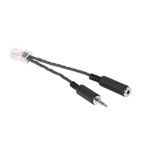 Vaddio HuddleSHOT EasyMIC Audio-Kabel RJ-45 2 x 3.5mm Schwarz