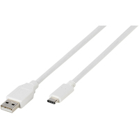 Vivanco DCVVUSBC20A12W USB Kabel 1,2 m USB C USB A Weiß