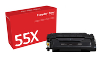 Everyday ™ Schwarz Toner von Xerox, kompatibel mit HP 55X (CE255X/ CRG-324II), High capacity