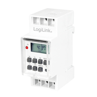 LogiLink ET0010 contador eléctrico Blanco Programador eléctrico diario/semanal