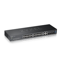 Zyxel GS2220-28 Managed L2 Gigabit Ethernet (10/100/1000) Zwart