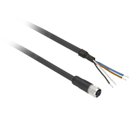 Schneider Electric XZCPV1141L10 kábel érzékelőhöz és működtető szervhez 10 M M12 Fekete