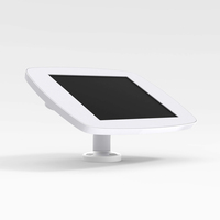 Bouncepad Swivel Desk | Samsung Galaxy Tab 4 10.1 (2014) | White | Covered Front Camera and Home Button |
