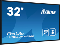 iiyama LH3260HS-B1AG Signage Display Digital A-board 80 cm (31.5") LED Wi-Fi 500 cd/m² Full HD Black Built-in processor Android 11 24/7