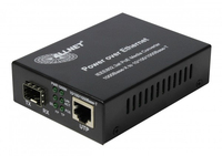 ALLNET ALL-MC202P-SFP1-POE Netzwerk Medienkonverter 1000 Mbit/s Multi-Modus, Einzelmodus Schwarz