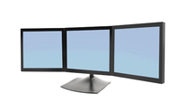Ergotron DS Series DS100 Triple Monitor Desk Stand 53,3 cm (21 Zoll) Schwarz