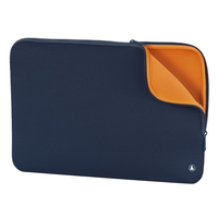 Hama Neoprene 39,6 cm (15.6") Opbergmap/sleeve Blauw, Oranje