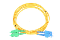 Extralink Patchcord SC/UPC-SC/APC PVC, Jednomodowy, Duplex, G652D, 3mm, 1m