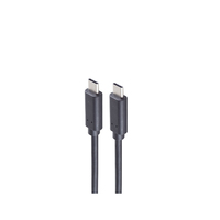 shiverpeaks BS13-48005 câble USB 0,25 m USB C Noir