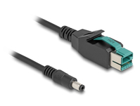 DeLOCK 80496 tussenstuk voor kabels USB DC 5.5 Zwart