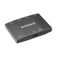 Black Box DPMSTHUB-4P huby i koncentratory DisplayPort Czarny
