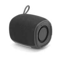 Gembird SPK-BT-LED-03-BK portable speaker Black 5 W
