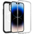 OtterBox Defender XT-hoes voor iPhone 14 Pro Max met MagSafe, schokbestendig, valbestendig, ultrarobuust, 5x getest volgens militaire standaard, Black Crystal