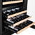 Hisense RW17W4NWLG0 cantina vino Cantinetta vino con compressore Libera installazione Nero 46 bottiglia/bottiglie