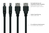Alcasa UK30P-ASA-010S USB Kabel 1 m USB 3.2 Gen 1 (3.1 Gen 1) USB A Schwarz