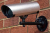 Proper Large dummy security camera Black, Metallic Bullet