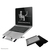 Neomounts NSLS100 stojak na laptop Półka wysięgnikowa na notebooka Srebrny 55,9 cm (22")