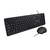V7 CKU350UK toetsenbord Inclusief muis USB QWERTY Brits Engels Zwart