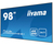 iiyama LH9852UHS-B1 beeldkrant Digitale signage flatscreen 2,49 m (98") LED 500 cd/m² 4K Ultra HD Zwart 24/7