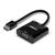 Lindy 38285 adaptador de cable de vídeo 0,1 m HDMI tipo A (Estándar) VGA (D-Sub) Negro