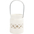 Creativ Company 555190 Vase Vase mit runder Form Porzellan Weiß