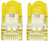 Intellinet Netzwerkkabel mit Cat6a-Stecker und Cat7-Rohkabel, S/FTP, 100% Kupfer, LS0H, 7,5 m, gelb