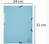 Exacompta 55560E mappa Forgácslap Különböző színekben, Kék, Korall, Zöld, Mauve, Sárga A4