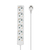 Microconnect GRU0063WA power extension 3 m 6 AC outlet(s) White