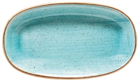 Aura Aqua Gourmet Platte oval 19x11cm * - Bonna Premium Porcelain