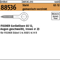 ART 88536 FISCHER-Gerüstöse St./gal Zn GS 12 x 160 VE=S