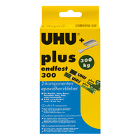 UHU Plus Endfest 300, 45630, Tube Binder/Härter 163 g, Faltschachtel