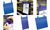 DURABLE Gitterboxtasche mit Lasche, A4 hoch, blau (9175007)