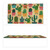 Relaxdays Fußmatte Kokos, Kaktus-Motiv, 75x42 cm, Türvorleger für innen & außen, rutschfest, Abtreter, wetterfest, bunt