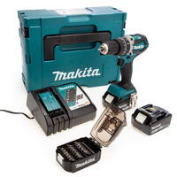 Makita DHP484TJX9 18V LXT Combi Drill Limited Edition (2 x 5.0Ah Batteries) in Makpac Case SKU: MAK-DHP484TJX9